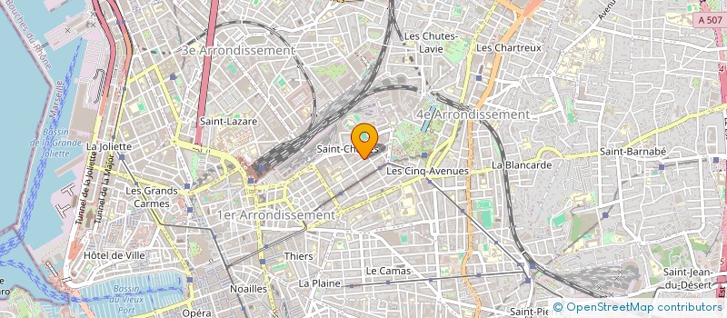 localisation de l'entreprise COURSIERS-CYCLISTES à MARSEILLE