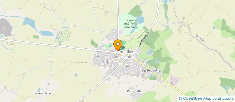 localisation de l'entreprise COURSIN FAMILLE INVESTISSEMENTS à LES ACHARDS