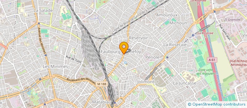 localisation de l'entreprise COURSPOP à TOULOUSE