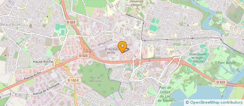 localisation de l'entreprise COURT & 49 à ANGERS