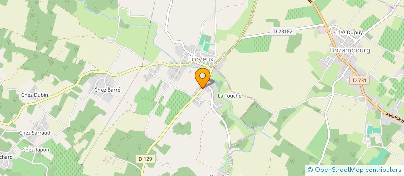 localisation de l'entreprise COURT'AG BANK  ECOYEUX