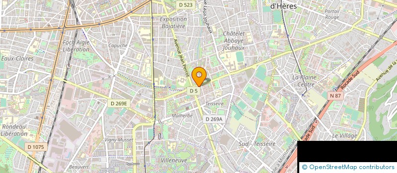 localisation de l'entreprise COURT APRES TES REVES à GRENOBLE