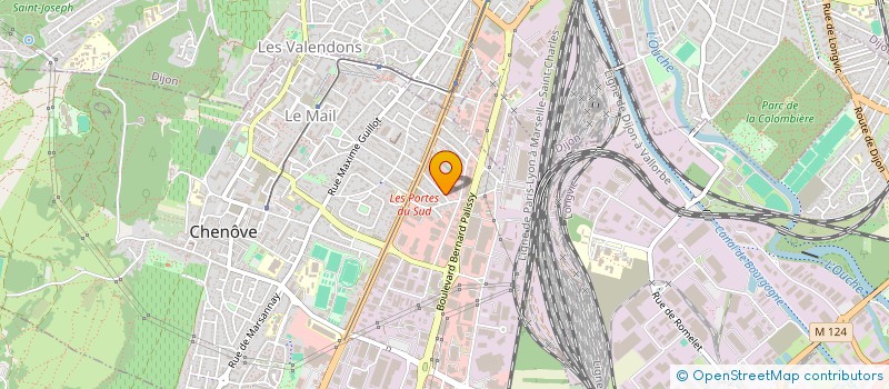 localisation de l'entreprise COURT CIRCUIT 21 à CHENOVE