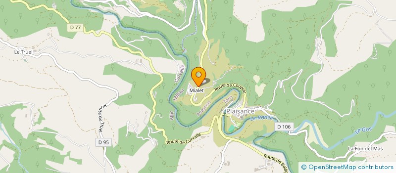 localisation de l'entreprise COURT CIRCUIT  PLAISANCE