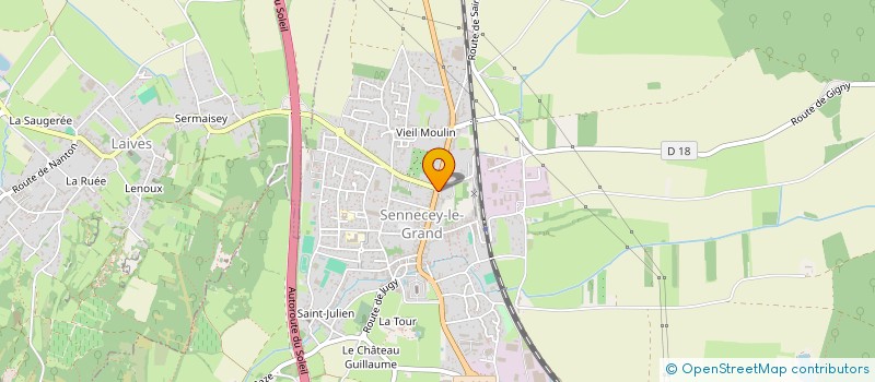 localisation de l'entreprise COURT CIRCUIT  SENNECEY-LE-GRAND