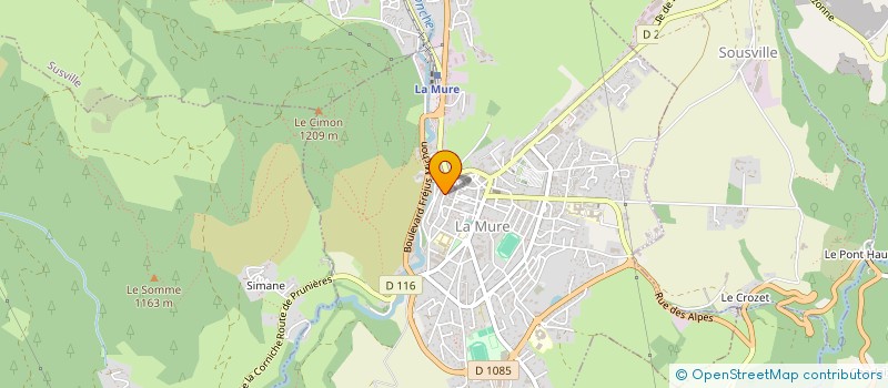 localisation de l'entreprise COURT DU CHATEAU  LA MURE