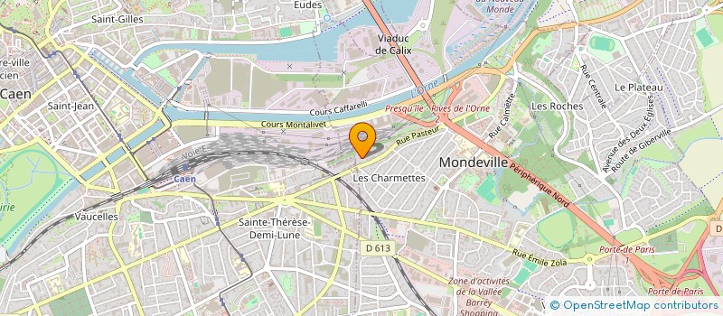 localisation de l'entreprise COURT-LETTRAGE  MONDEVILLE