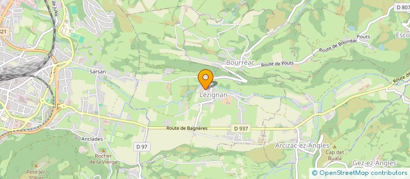 localisation de l'entreprise COURTADE CARRELAGE  LEZIGNAN