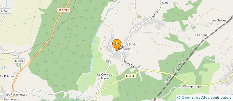 localisation de l'entreprise COURTADON C&A  SAINT-SYLVESTRE-PRAGOULIN