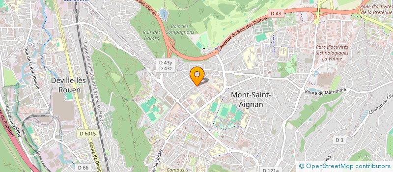 localisation de l'entreprise COURTAGE ANALYSES SERVICES à ESLETTES