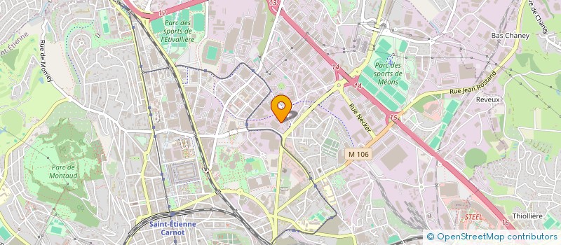 localisation de l'entreprise COURTAGE ASSURANCE CONSEIL  SAINT-ETIENNE