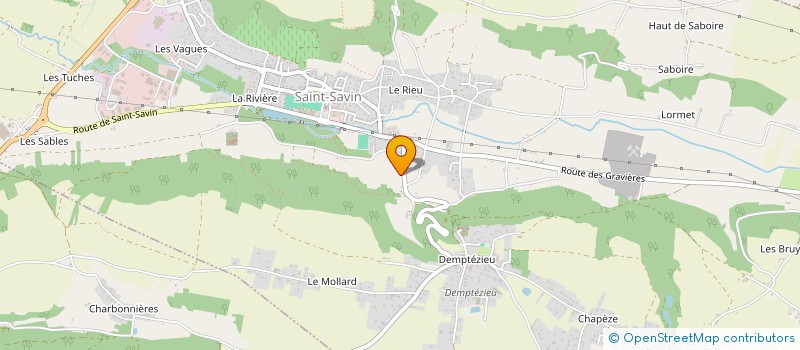 localisation de l'entreprise COURTAGE ASSURANCE MICKAEL GRAS  SAINT-SAVIN