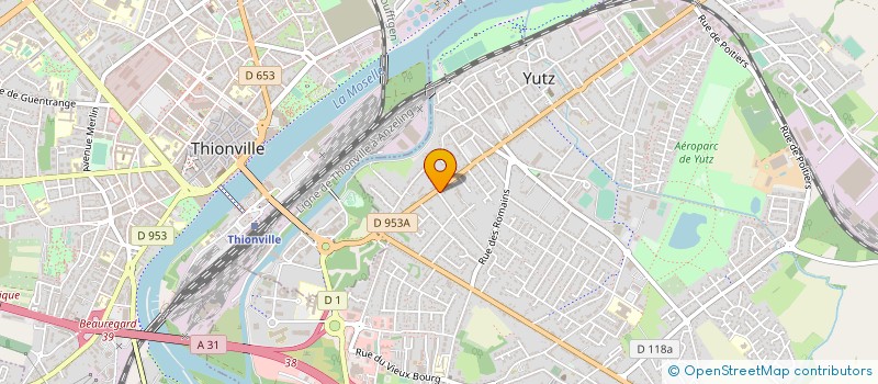 localisation de l'entreprise COURTAGE ASSURANCES BASTIAN  YUTZ