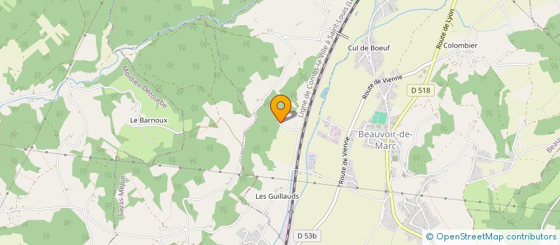 localisation de l'entreprise COURTAGE ASSURANCES PLACEMENTS PRETS CONSEILS  BEAUVOIR-DE-MARC