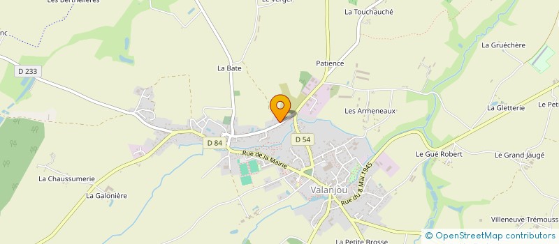 localisation de l'entreprise COURTAGE B. GILLARD à CHEMILLE-EN-ANJOU