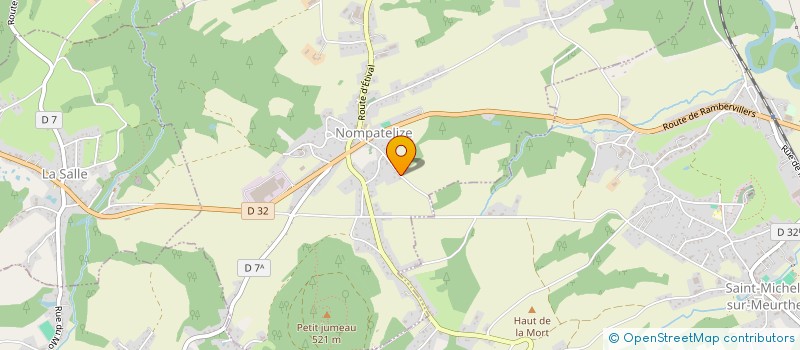 localisation de l'entreprise COURTAGE CREDIT  NOMPATELIZE