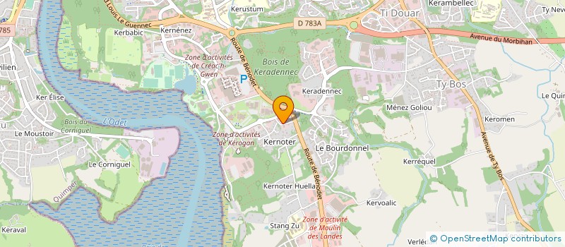 localisation de l'entreprise COURTAGE CREDIT SERVICE à QUIMPER