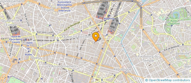 localisation de l'entreprise COURTAGE CREDITS FRANCE à PARIS