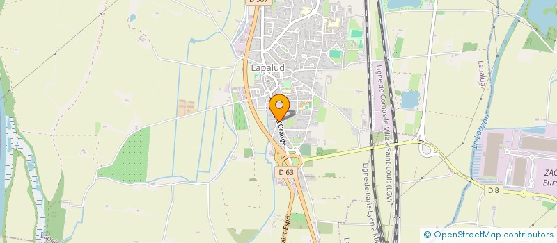 localisation de l'entreprise COURTAGE DELTA PROVENCE  LAPALUD