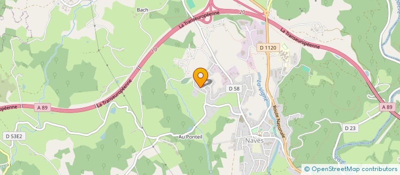 localisation de l'entreprise COURTAGE DIX-NEUF  NAVES