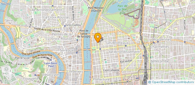 localisation de l'entreprise COURTAGE ET DEVELOPPEMENT PATRIMONIAL  LYON