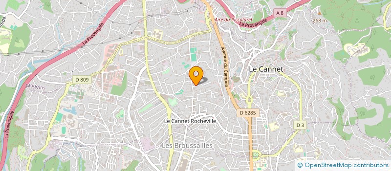 localisation de l'entreprise COURTAGE ET EXPERTISE EN FINANCEMENT IMMOBILIER à LE CANNET