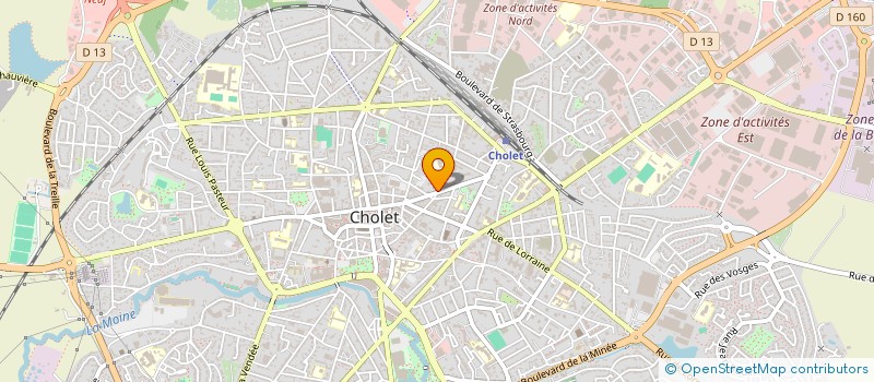 localisation de l'entreprise COURTAGE FINANCE 49 à CHOLET