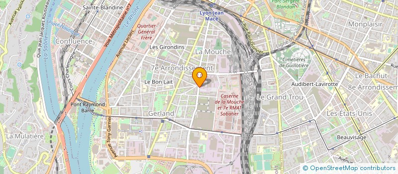 localisation de l'entreprise COURTAGE LOC à LYON