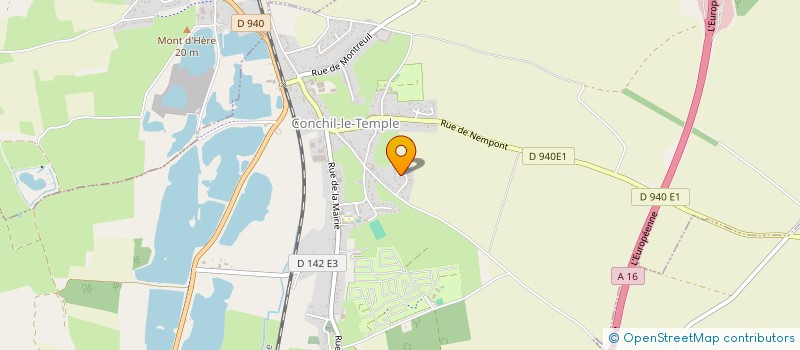 localisation de l'entreprise COURTAGE OPALE TRAVAUX  CONCHIL-LE-TEMPLE