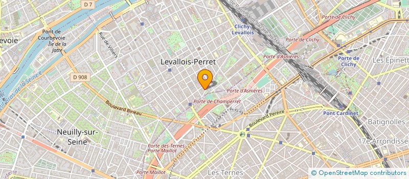 localisation de l'entreprise COURTAGE PARTNERS à LEVALLOIS-PERRET