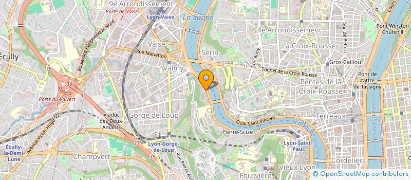 localisation de l'entreprise COURTAGE PRIVE  LYON