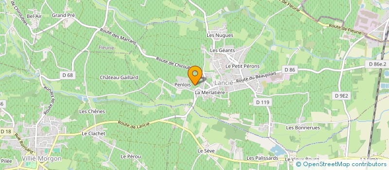 localisation de l'entreprise COURTAGE SELECTION  LANCIE