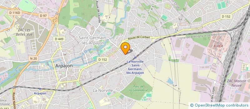 localisation de l'entreprise COURTAGE TRAVAUX ET SERVICES à LA NORVILLE