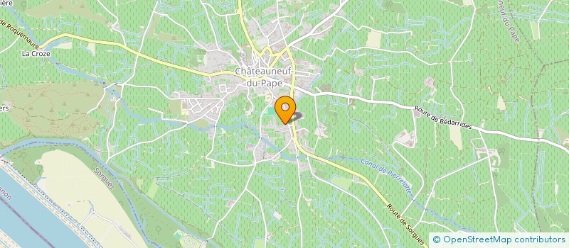 localisation de l'entreprise COURTAGE VIAL à CHATEAUNEUF-DU-PAPE