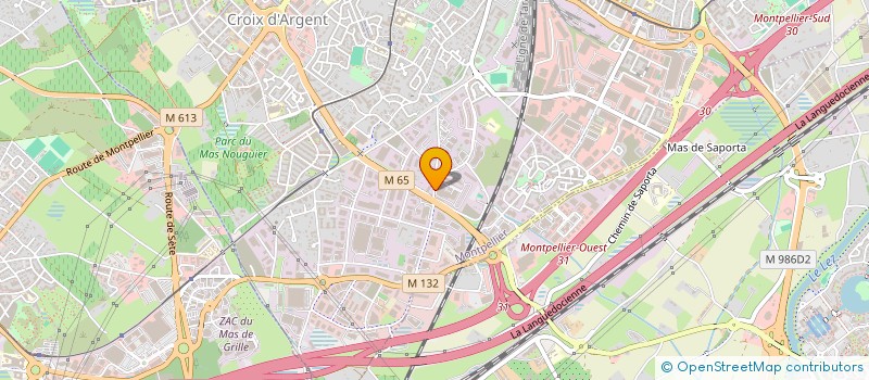 localisation de l'entreprise COURTAGEO à MONTPELLIER