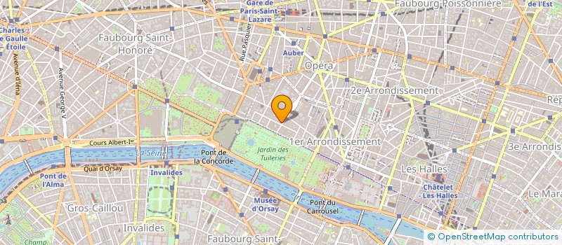 localisation de l'entreprise COURTALIA à PARIS