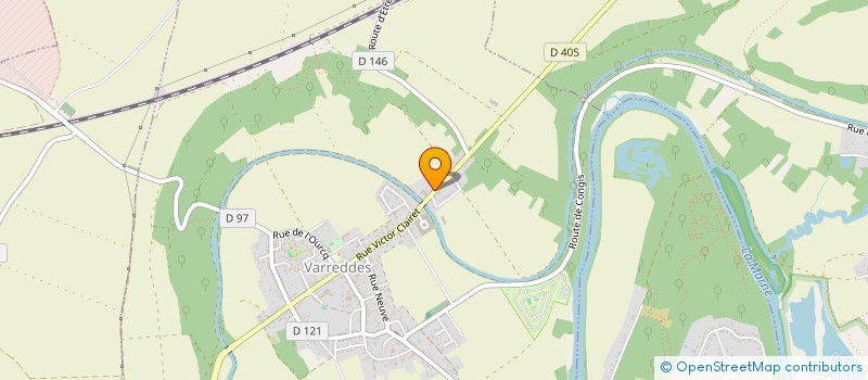 localisation de l'entreprise COURTALIN  VARREDDES