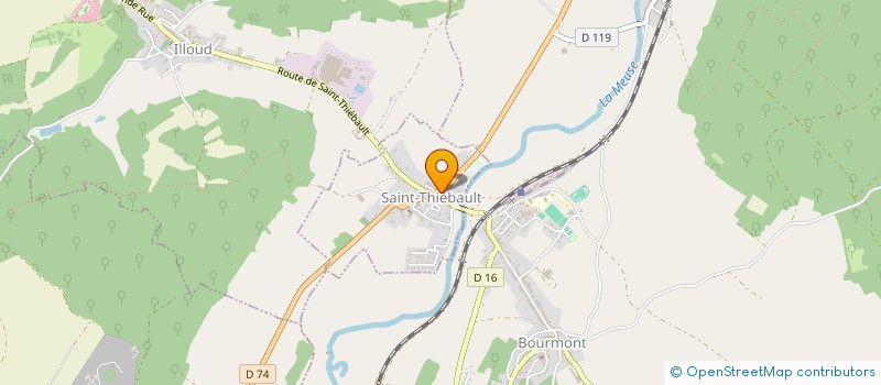 localisation de l'entreprise COURTALON ARNOULT à SAINT-THIEBAULT