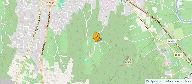 localisation de l'entreprise COURTALYS  BAGNOLS-SUR-CEZE