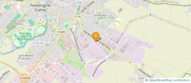 localisation de l'entreprise COURTAZELLES à FONTENAY-LE-COMTE