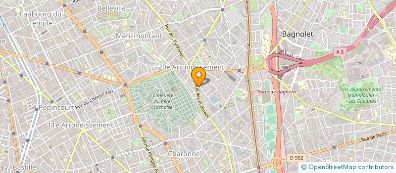 localisation de l'entreprise COURTE ECHELLE à PARIS