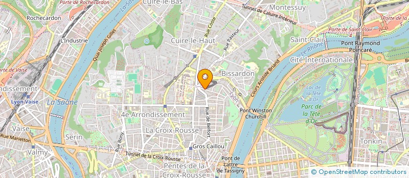 localisation de l'entreprise COURTE ECHELLE  LYON
