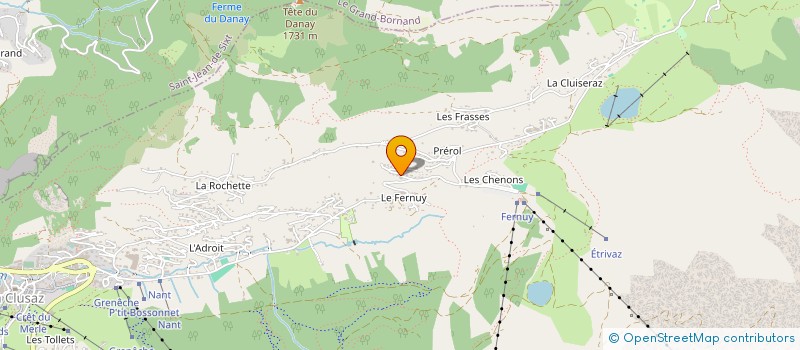 localisation de l'entreprise COURTE PAILLE à LA CLUSAZ