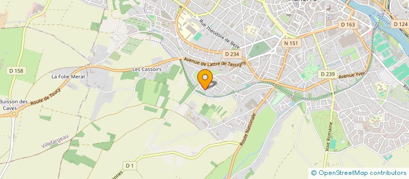 localisation de l'entreprise COURTE PAUSE à AUXERRE