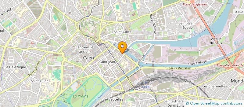 localisation de l'entreprise COURTEAM ASSURANCES à CAEN