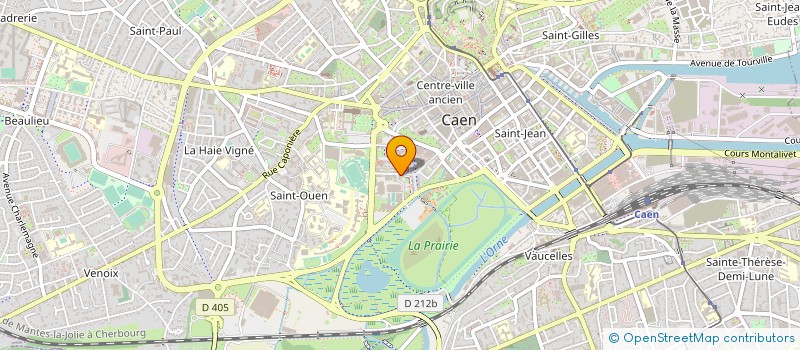 localisation de l'entreprise COURTEAM IMMOBILIER à CAEN