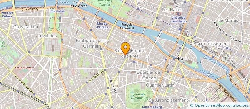 localisation de l'entreprise COURTEAUD PELLISSIER à PARIS