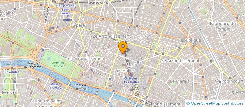 localisation de l'entreprise COURTEGAT  PARIS