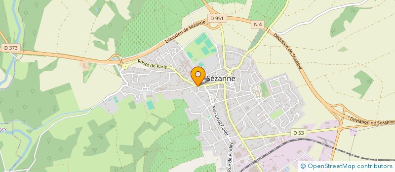 localisation de l'entreprise COURTEIX  MOEURS-VERDEY