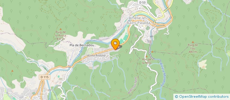 localisation de l'entreprise COURTELINE 2024  ARLES-SUR-TECH